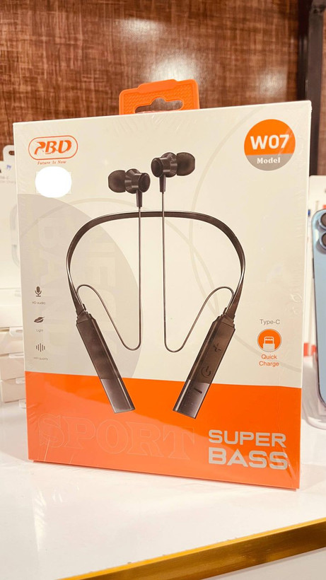 هندزفری گردنی PBD مدل W07 Super Bas