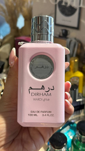 عطر ادکلن درهم وردی صورتی ارض الزعفران زنانه اورجینال