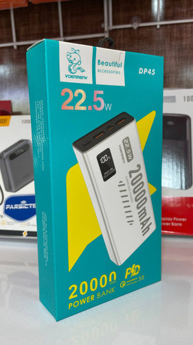 پاوربانک اورجینال VDENMEN مدل DP45 ظرفیت 20000 میلیآمپر ساعت