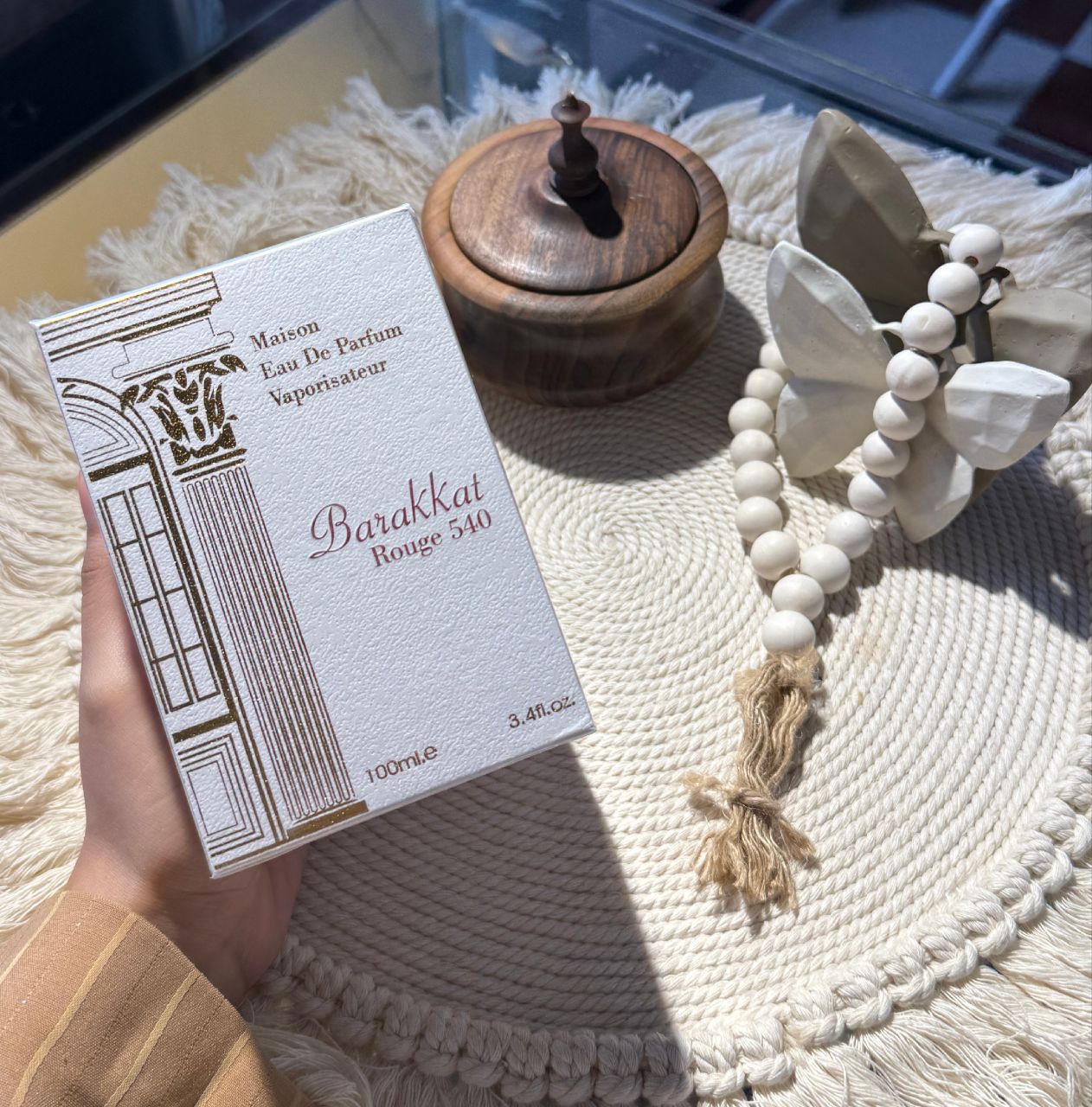 عطر ادکلن باراکات رژ ۵۴۰ سفید (Barakkat Rouge 540) اسپرت اورجینال