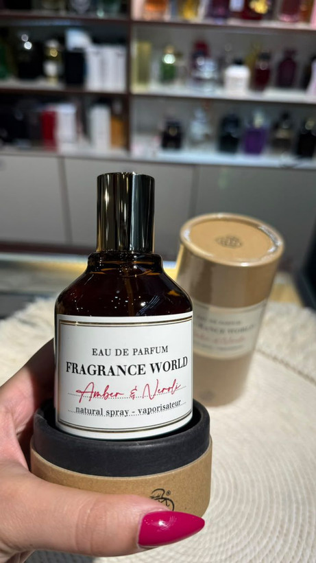 عطر ادکلن فراگرنس ورد مدل امبر اند نرولی 100 میل اسپرت اورجینال
