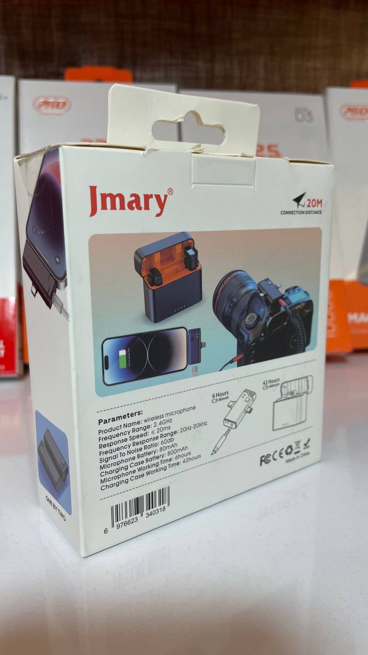 میکروفون یقهای بیسیم Jmary مدل MW-16 اورجینال