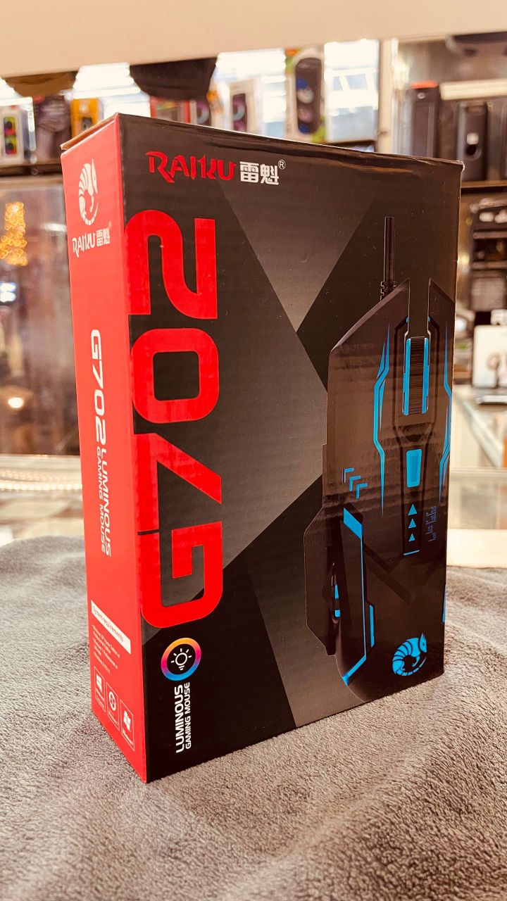 ماوس سیمی گیمینگ Raiku مدل G702 اورجینال