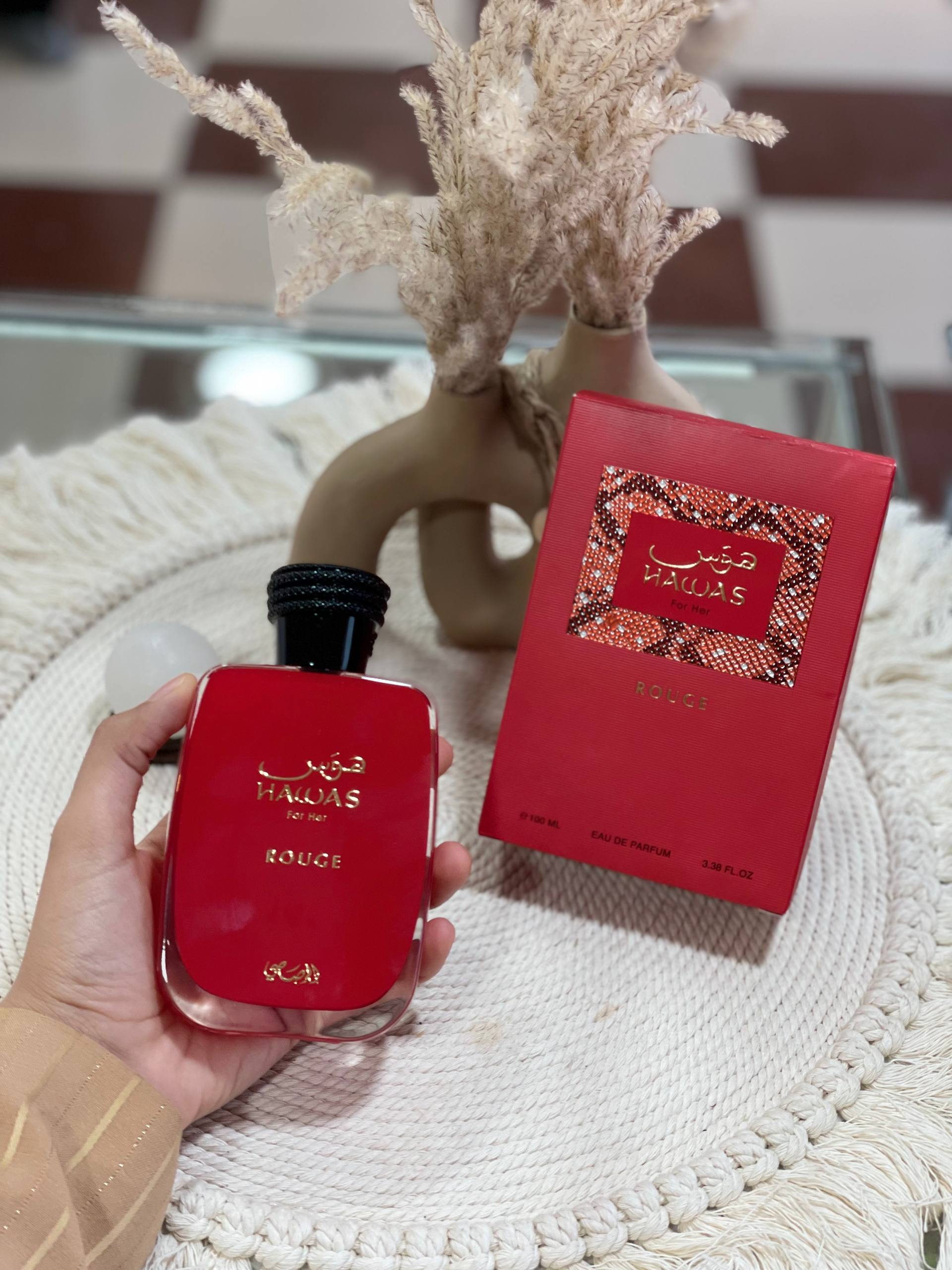 عطر ادکلن هوس رژ رصاصی ۱۰۰ میل Rasasi Hawas Rouge زنانه اورجینال