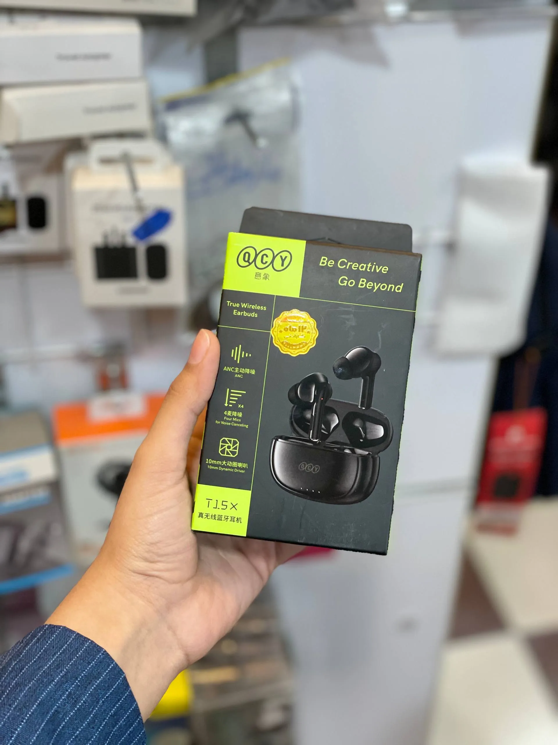ایرپاد بلوتوثی کیوسی‌وای مدل QCY T15X مشکی