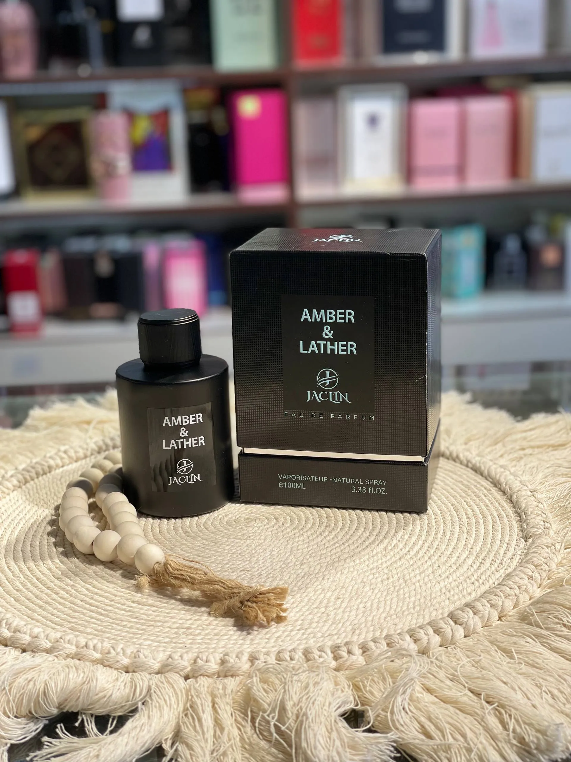 عطر ادکلن ژاکلین مدل آمبر اند لدر 100 میل Amber and Lather اسپرت اورجینال