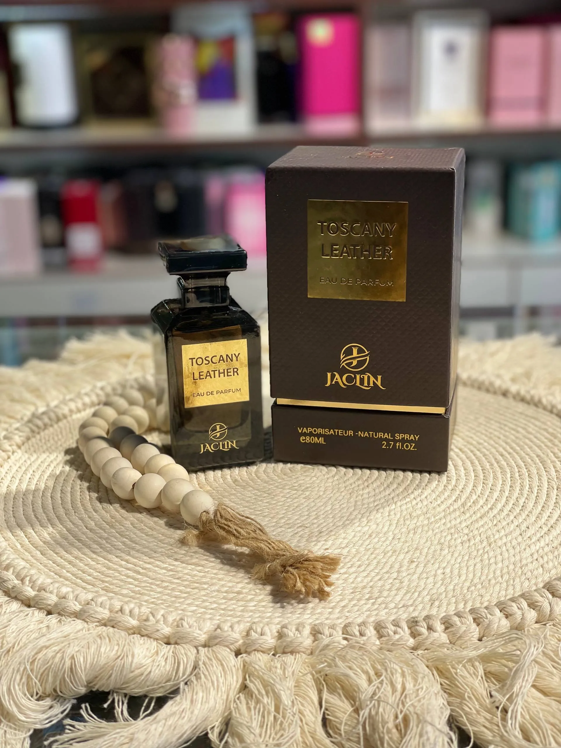 عطر ادکلن ژاکلین مدل توسکانی لدر 80 میل (Toscany Leather) اسپرت اورجینال