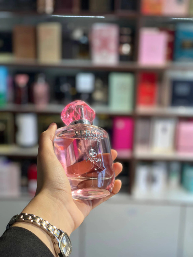 عطر ادکلن ژاکلین مدل ورسوس کریستال 100 میل (Versus Cristal) زنانه اورجینال